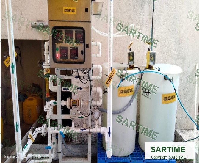 Chrome reduction dosing and control system installation