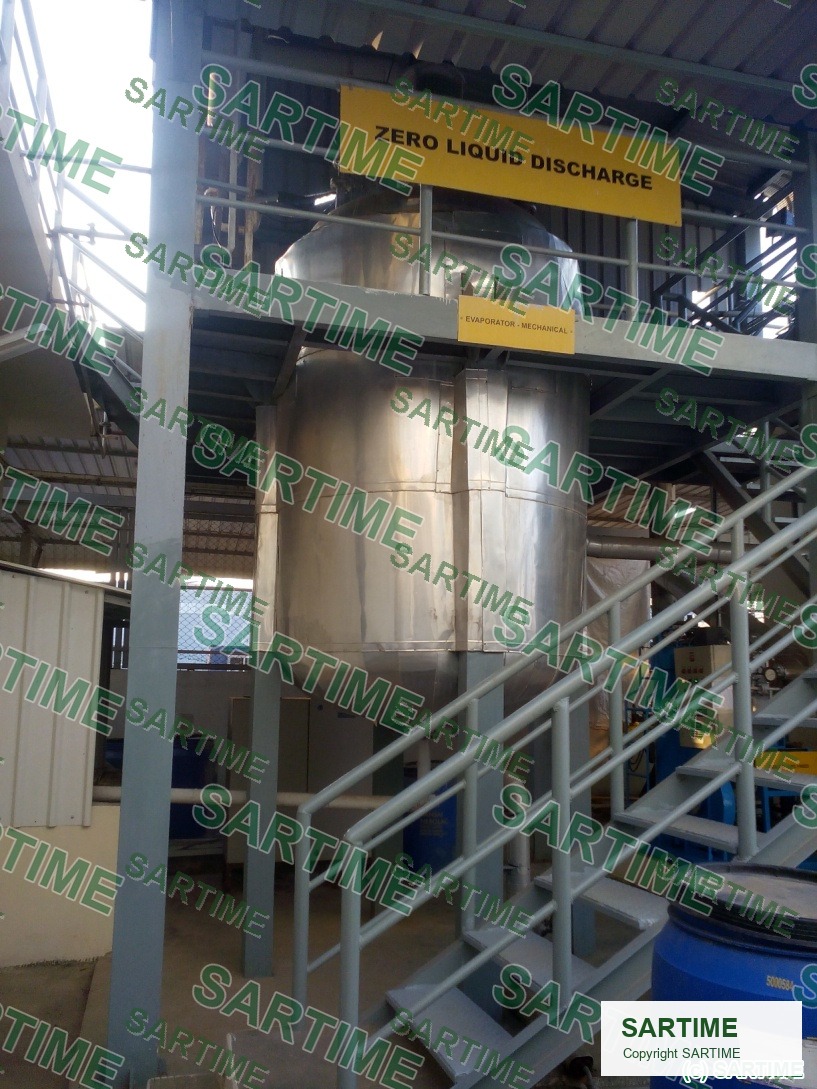 MFTL evaporator equipment installation