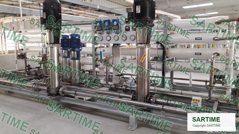 RO skid used in plant revamp