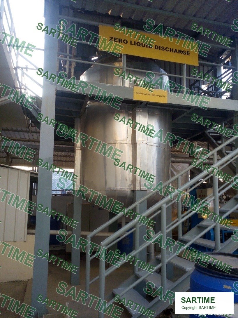 MFTL evaporator equipment for ZLD reject concentration